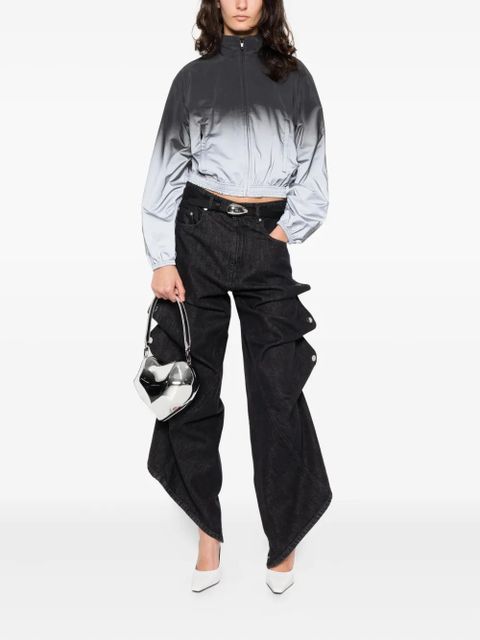 Alexander Wang ombre zip jacket - Black