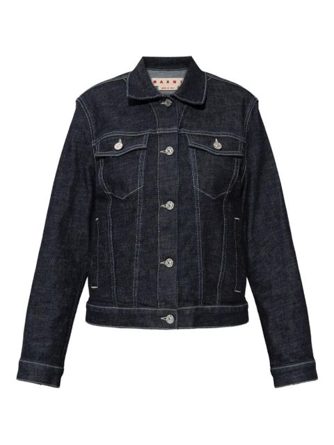 Marni button-up denim jacket - Blue - zdjęcie produktu nr 1