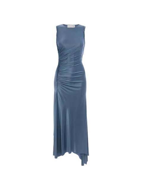 Victoria Beckham twisted-detail sleeveless maxi dress - Blue - zdjęcie produktu nr 1