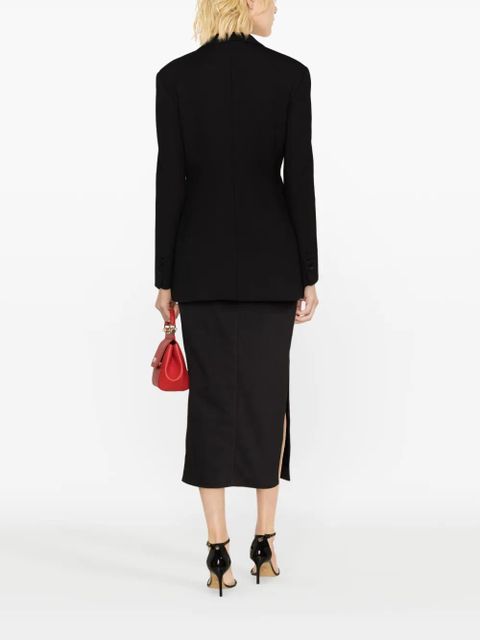 Dolce & Gabbana single-breasted virgin-wool blazer - Black - zdjęcie produktu nr 2