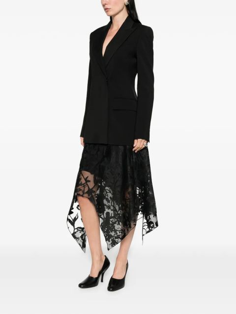 Sportmax tailored peak lapel blazer - Black - zdjęcie produktu nr 2