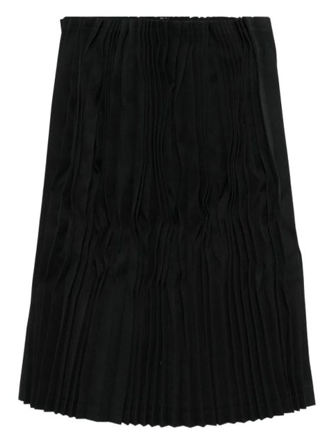 Comme Des Garçons pleated midi skirt - Black - zdjęcie produktu nr 1
