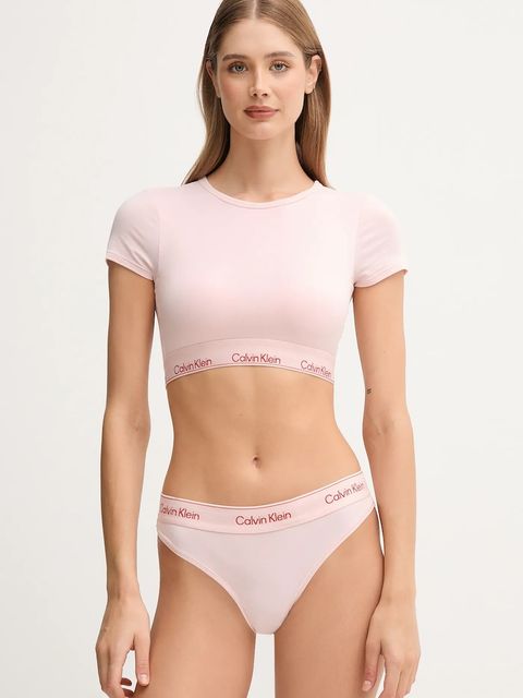 Calvin Klein Underwear t-shirt damski kolor różowy LV00QF8495 - zdjęcie produktu nr 2