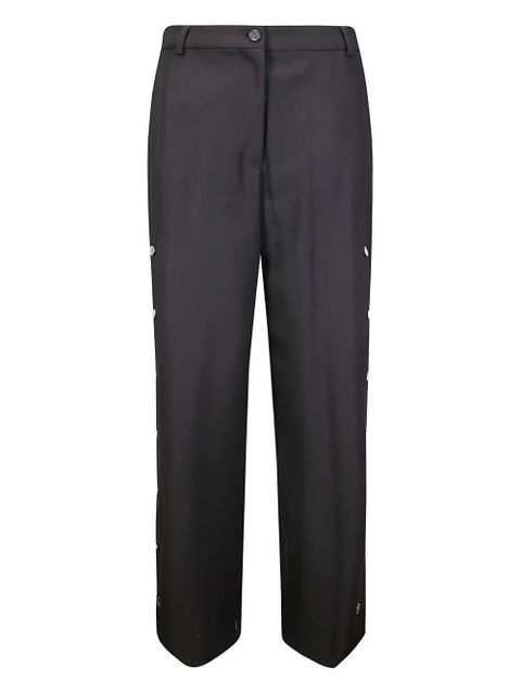 Sportmax Edere button trousers - Black - zdjęcie produktu nr 1