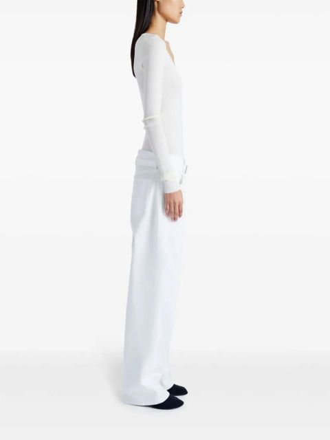 Proenza Schouler Ellsworth boyfriend jeans - White