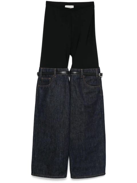Coperni flared panelled trousers - Black - zdjęcie produktu nr 1