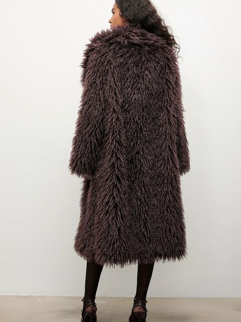 Answear.LAB płaszcz kolor brązowy - zdjęcie produktu nr 2