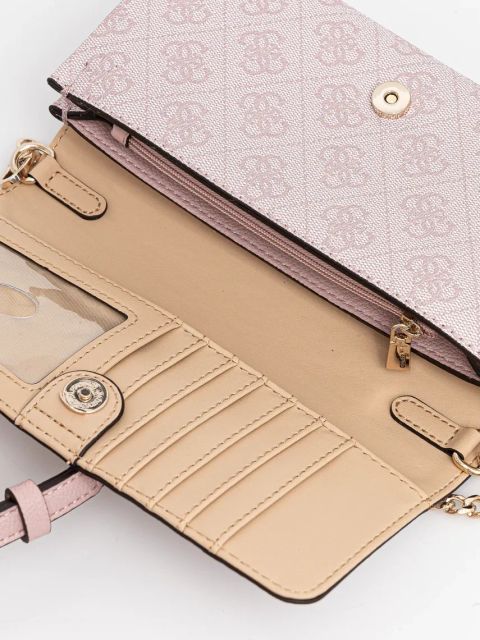 Guess kopertówka NOELLE kolor różowy HWBG78 79750