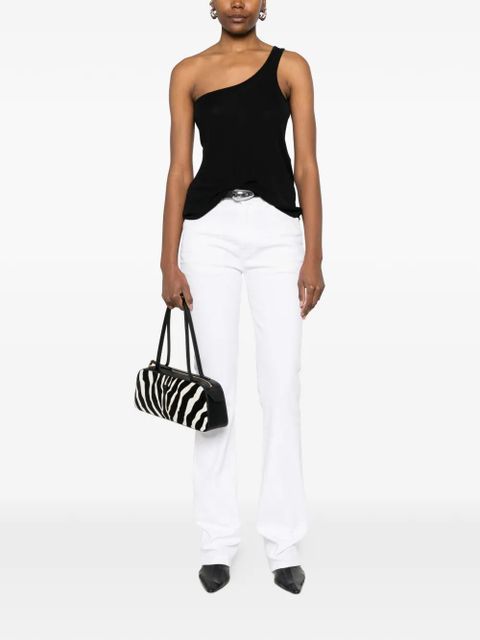 TOM FORD ribbed one-shoulder top - Black - zdjęcie produktu nr 2