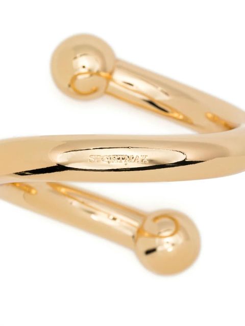 Sportmax metallic twist bracelet - Gold