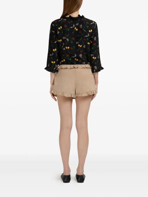 Marni suede shorts - Neutrals