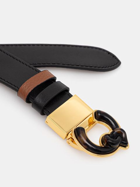 Coccinelle pasek skórzany dwustronny - zdjęcie produktu nr 2