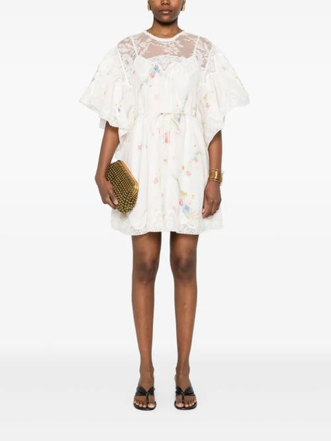 ZIMMERMANN lace-trim dress - White - zdjęcie produktu nr 2