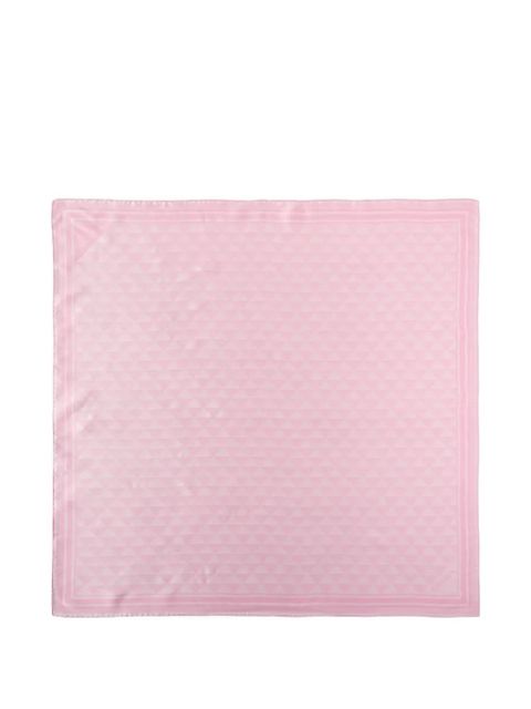 Prada jacquard silk scarf 90x90 - Pink
