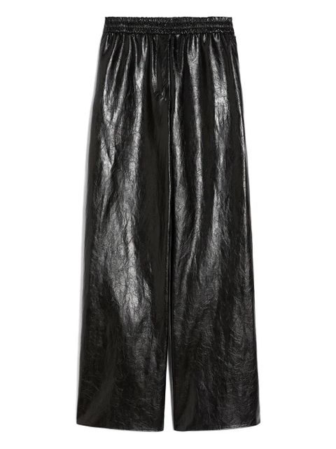 Max Mara Plutone elastic-waist leather-effect trousers - Black - zdjęcie produktu nr 1