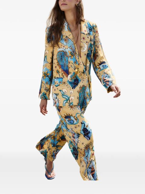 FARM Rio floral trousers - Neutrals