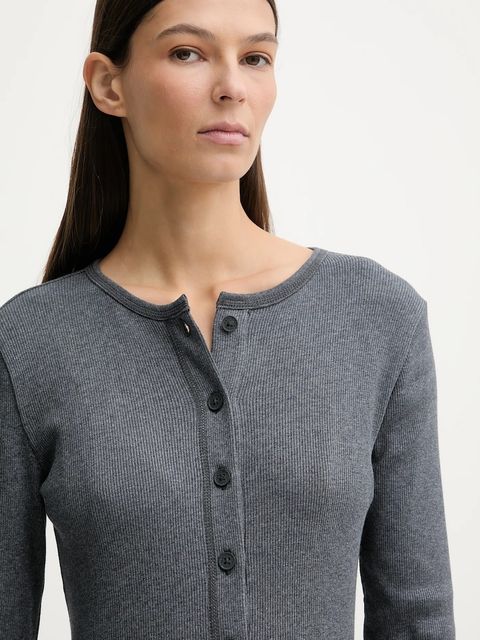 Marc O'Polo kardigan damskie kolor szary lekki 5000007524