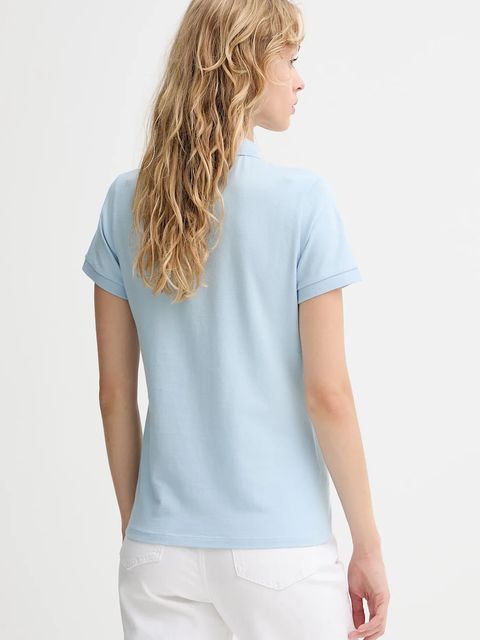 Levi's polo damski kolor niebieski 001F2