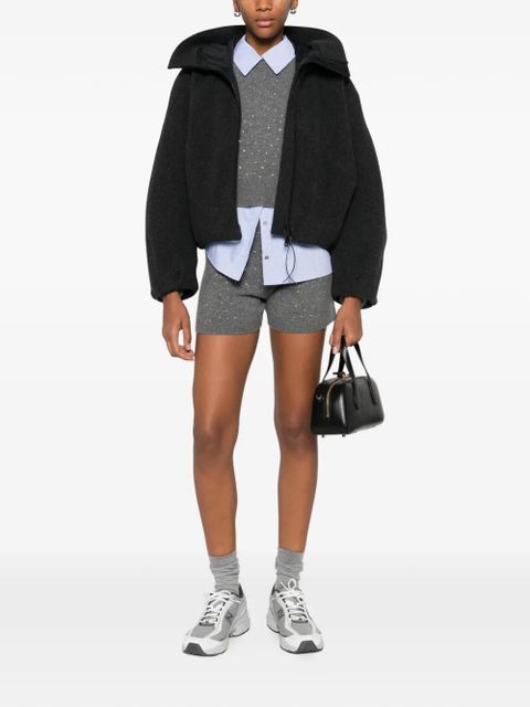 Maje crystal-embellished layered sweater - Grey - zdjęcie produktu nr 2