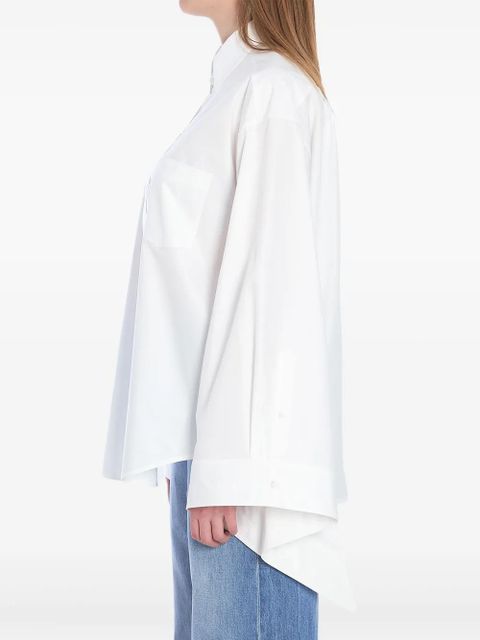 Balenciaga tied-cuff shirt - White - zdjęcie produktu nr 2