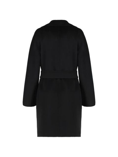 Max Mara notched-lapel coat - Black - zdjęcie produktu nr 2