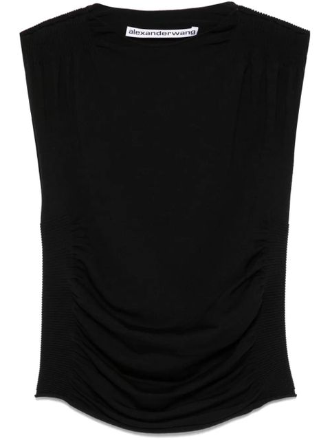 Alexander Wang ruched top - Black - zdjęcie produktu nr 1