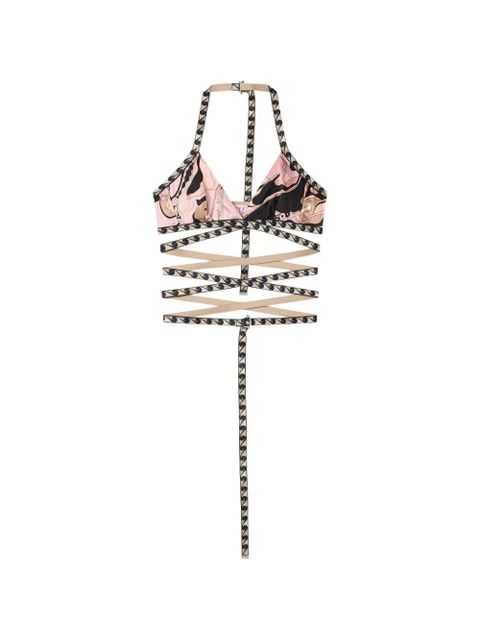 PUCCI orchidée-print bra - Pink - zdjęcie produktu nr 1
