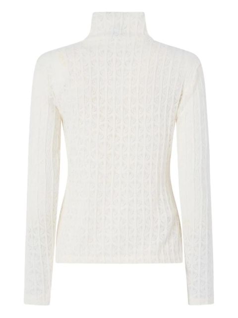 PINKO Rufina high-neck top - White - zdjęcie produktu nr 2