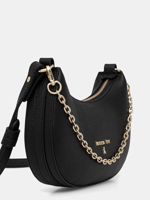 Patrizia Pepe torebka skórzana kolor czarny 8B0309 L001 - zdjęcie produktu nr 2