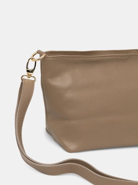 Answear.LAB torebka skórzana kolor brązowy