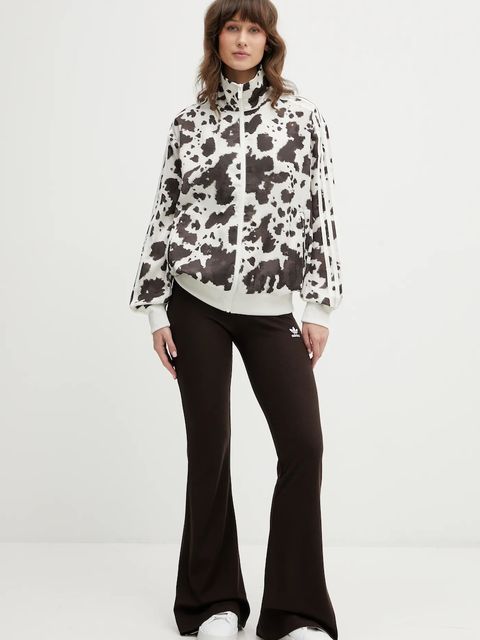 adidas Originals legginsy Essentials damskie kolor brązowy gładkie KD3849 - zdjęcie produktu nr 2