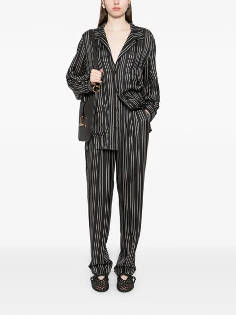 TOM FORD striped trousers - Black - zdjęcie produktu nr 1