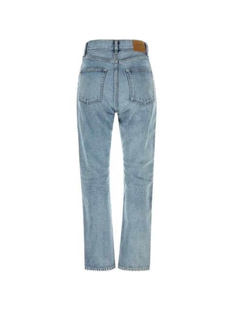 Saint Laurent 90's high-rise cropped slim jeans - Blue - zdjęcie produktu nr 2