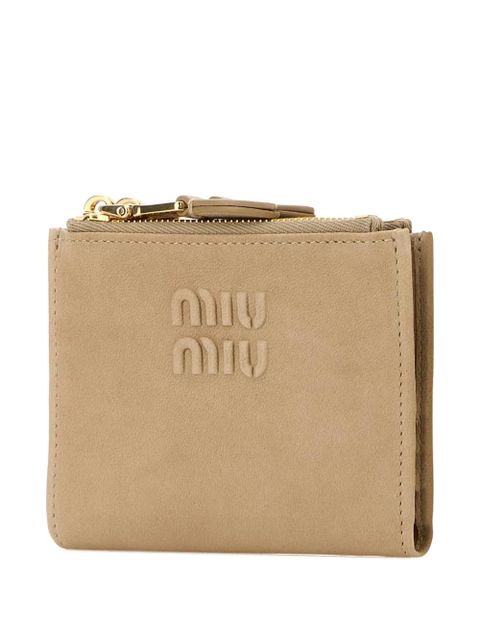 Miu Miu pink leather wallet - Neutrals