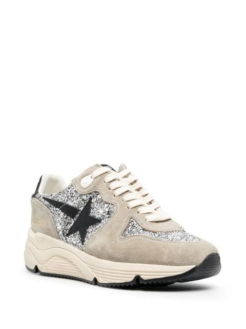 Golden Goose Running Sole glitter-embellished sneakers - Grey - zdjęcie produktu nr 2