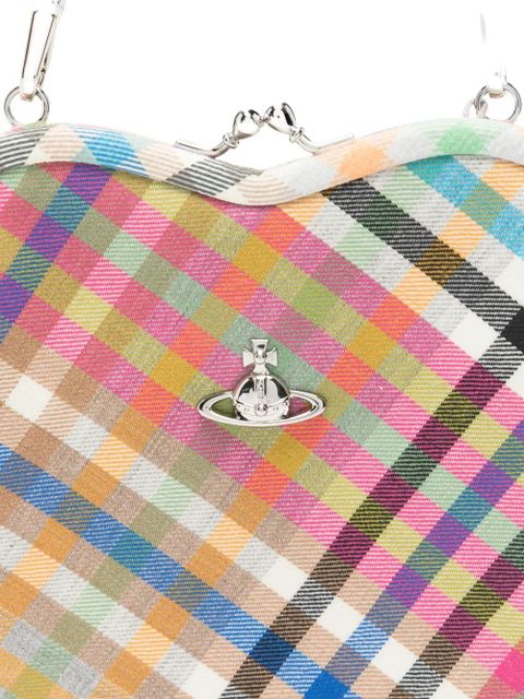 Vivienne Westwood Belle Heart checked tote bag - Pink