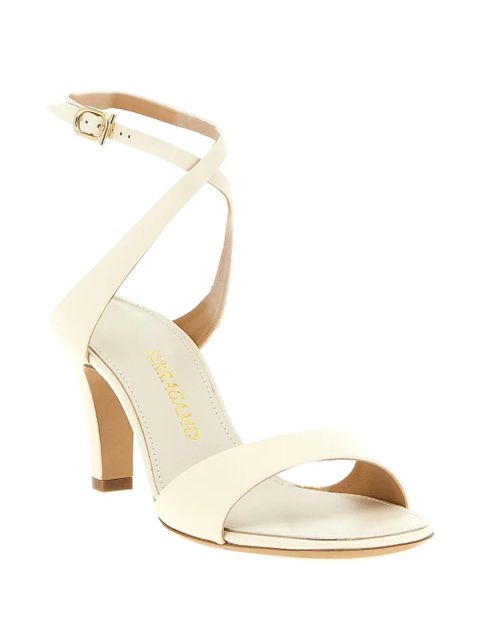 Ferragamo square-toe ankle-strap sandals - Neutrals - zdjęcie produktu nr 2
