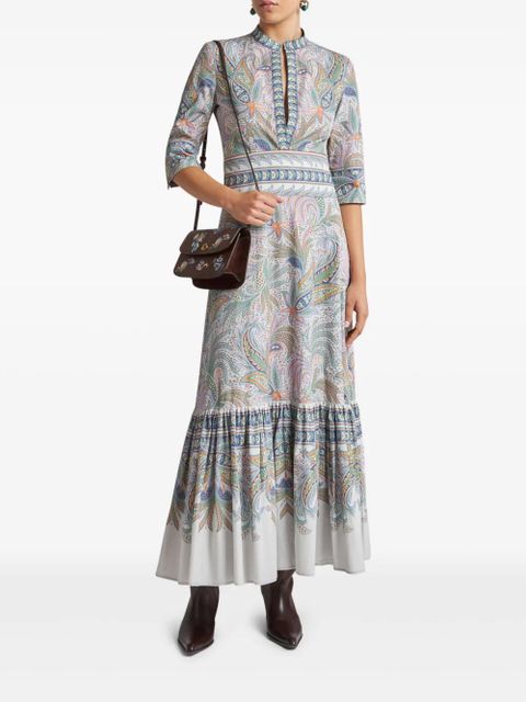 ETRO floral-print maxi dress - White - zdjęcie produktu nr 2