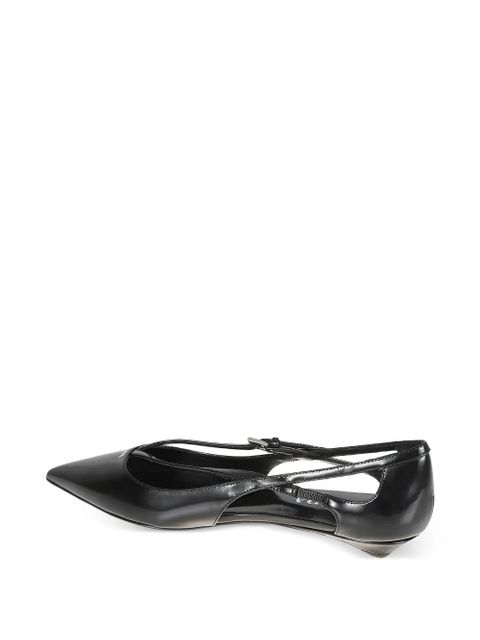 Prada cut-out pointed ballet flats - Black - zdjęcie produktu nr 2