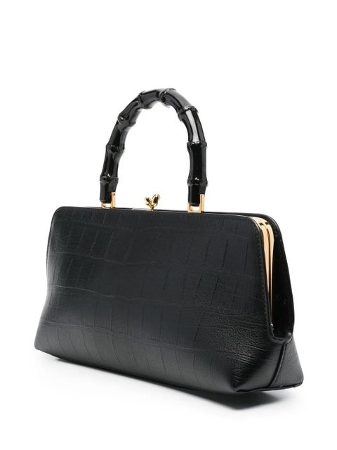 Jil Sander Goji bamboo-handle tote bag - Black