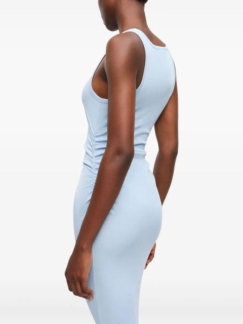 GANNI ribbed maxi tank dress - Blue - zdjęcie produktu nr 2