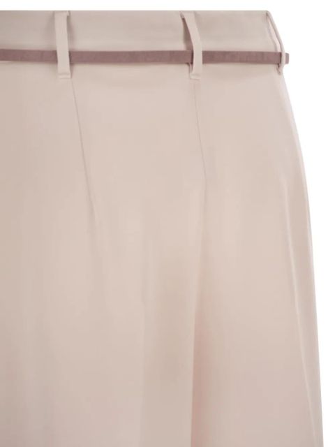 Max Mara Mstcorvino pleated belted trousers - Neutrals