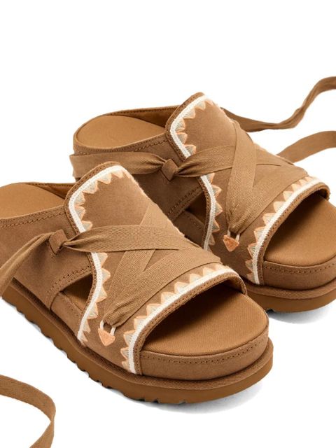 UGG Goldenstar Hi Artistitch sandals - Brown