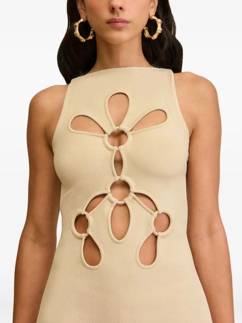 Cult Gaia Franco cut-out sleeveless mini dress - Neutrals - zdjęcie produktu nr 2