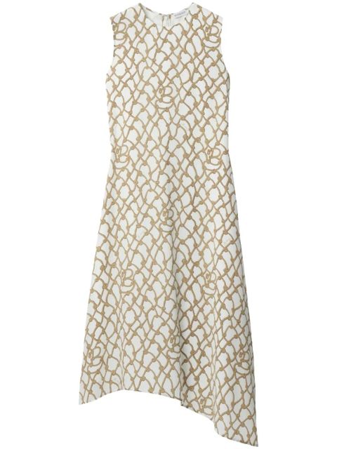 Burberry knot-pattern dress - White - zdjęcie produktu nr 1