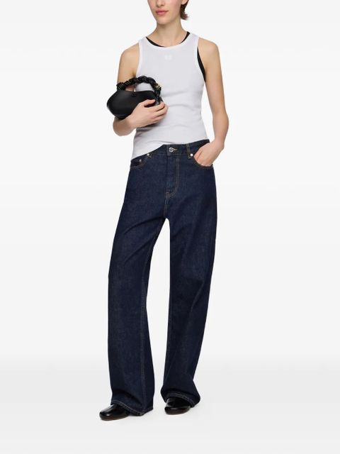 GANNI Izey five-pockets jeans - Blue