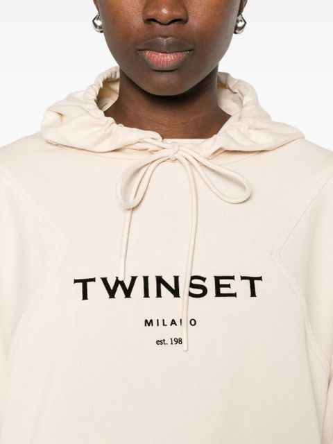 TWINSET logo-detail tracksuit - Neutrals
