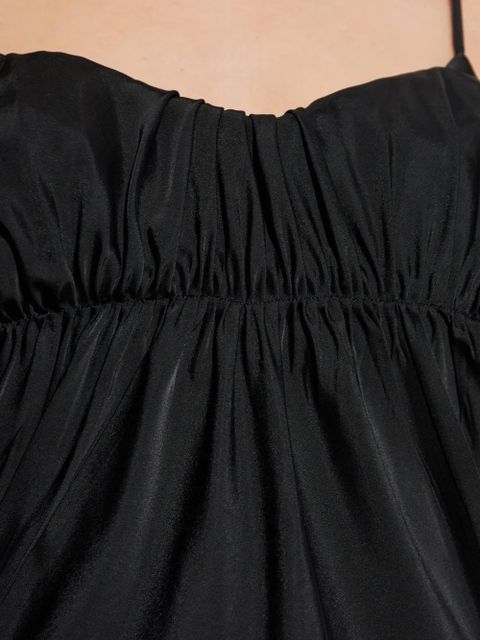 Jil Sander gathered-bustier midi dress - Black - zdjęcie produktu nr 1
