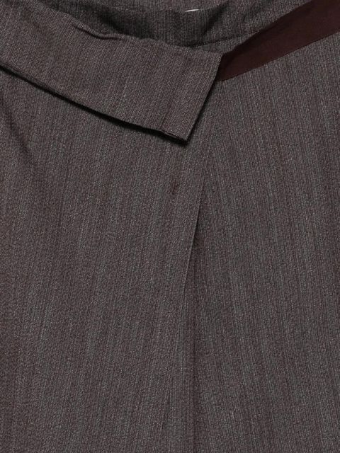 Alysi draped-panel trousers - Brown