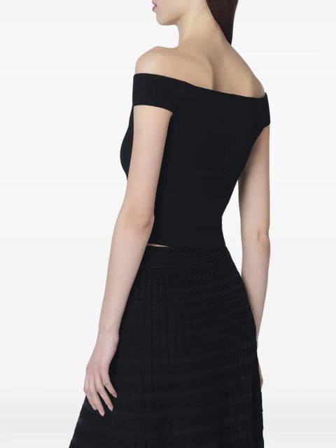 Simkhai Dalton off-shoulder top - Black